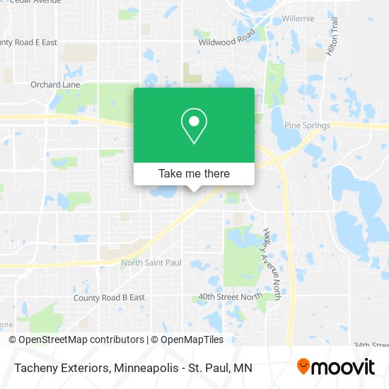 Tacheny Exteriors map