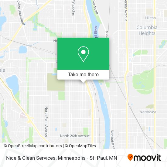 Nice & Clean Services map