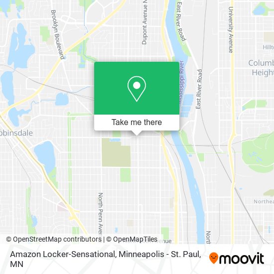 Amazon Locker-Sensational map