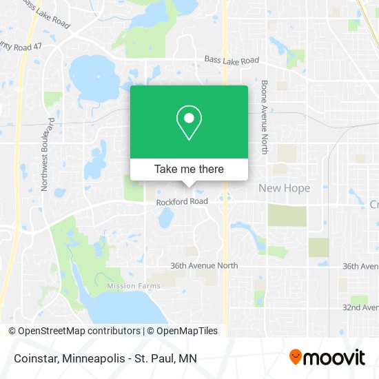 Coinstar map