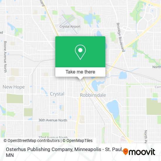 Osterhus Publishing Company map