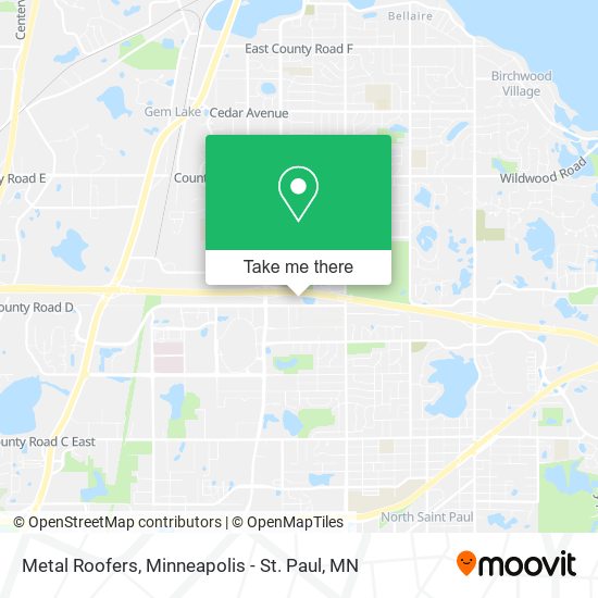 Metal Roofers map