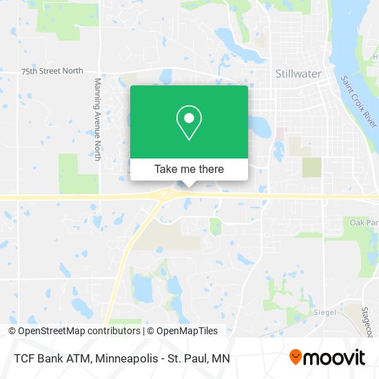 Mapa de TCF Bank ATM