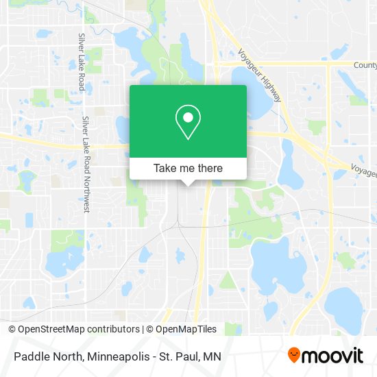 Paddle North map