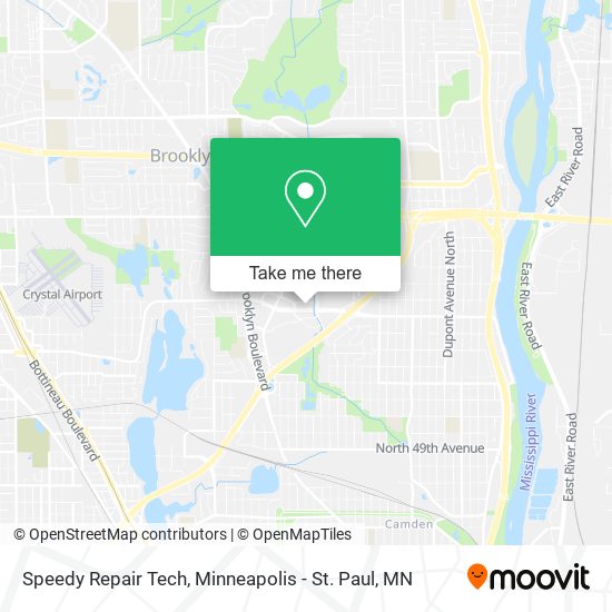Mapa de Speedy Repair Tech