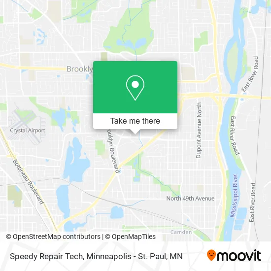 Speedy Repair Tech map