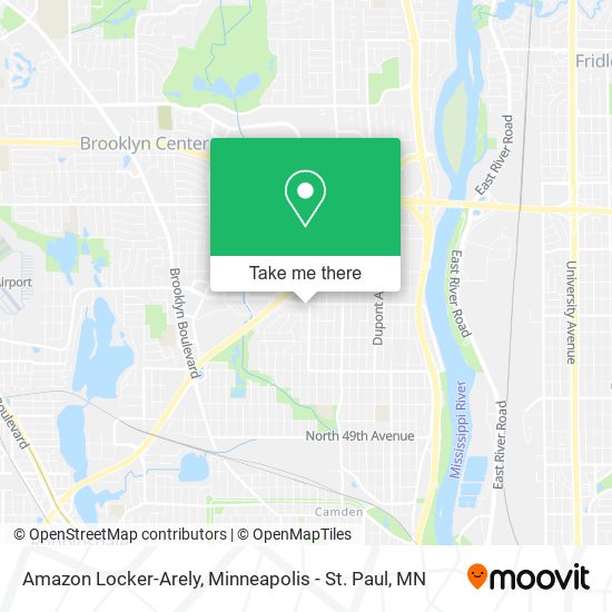 Amazon Locker-Arely map
