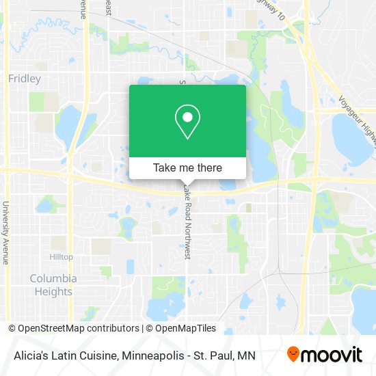 Alicia's Latin Cuisine map