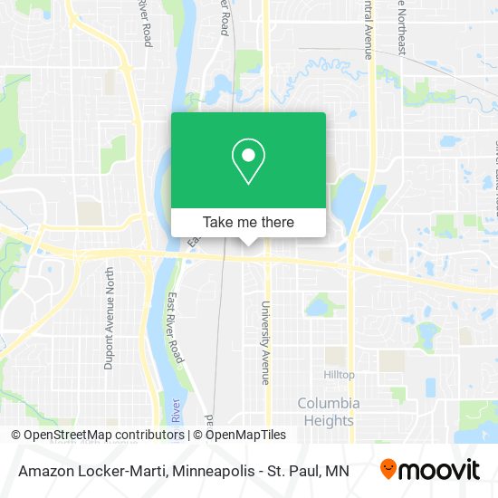 Amazon Locker-Marti map