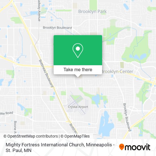 Mighty Fortress International Church map