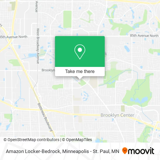 Mapa de Amazon Locker-Bedrock