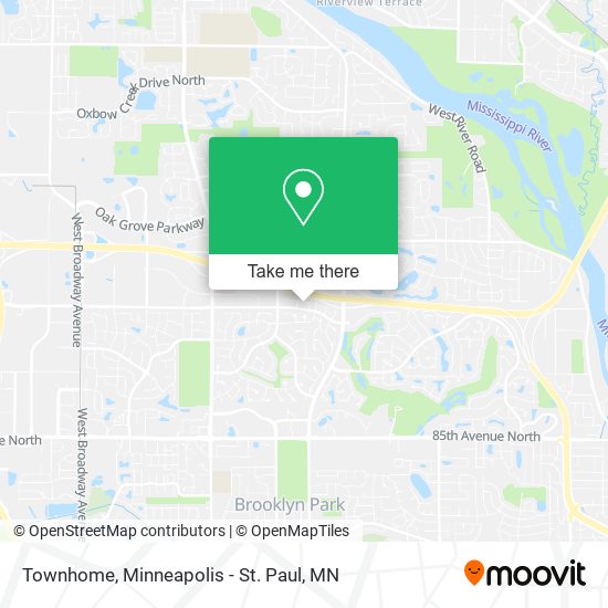 Mapa de Townhome