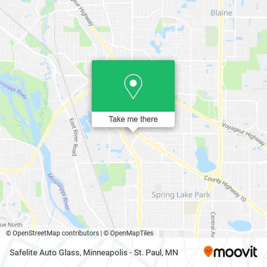 Safelite Auto Glass map