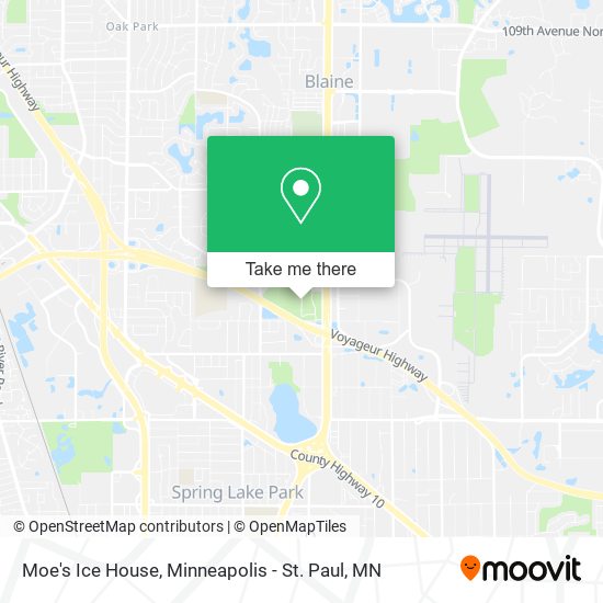 Mapa de Moe's Ice House