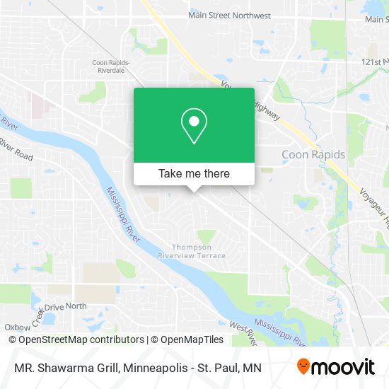 Mapa de MR. Shawarma Grill
