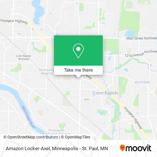 Amazon Locker-Axel map