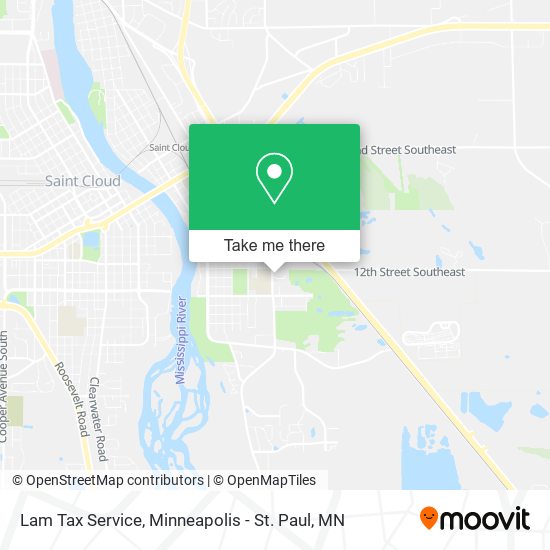 Mapa de Lam Tax Service