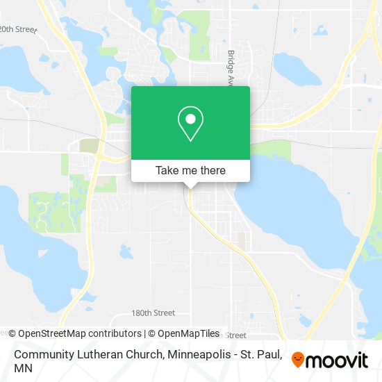 Community Lutheran Church map