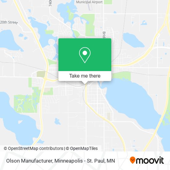 Olson Manufacturer map