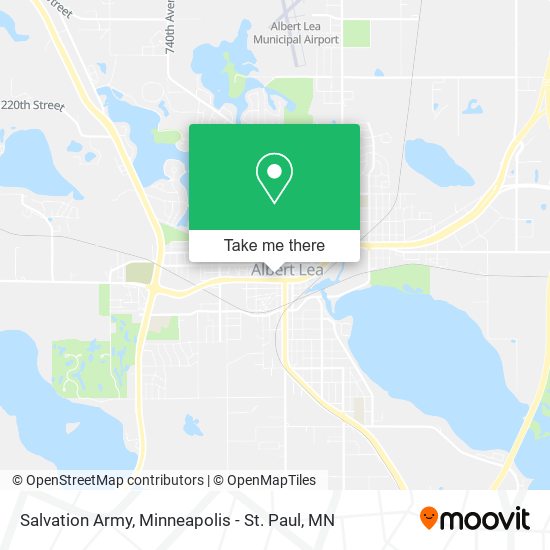 Salvation Army map