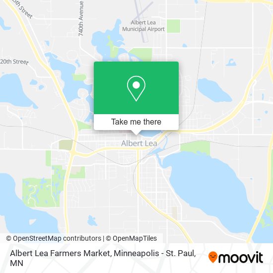 Albert Lea Farmers Market map