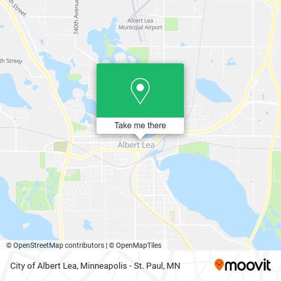 City of Albert Lea map