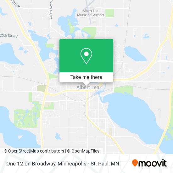 One 12 on Broadway map