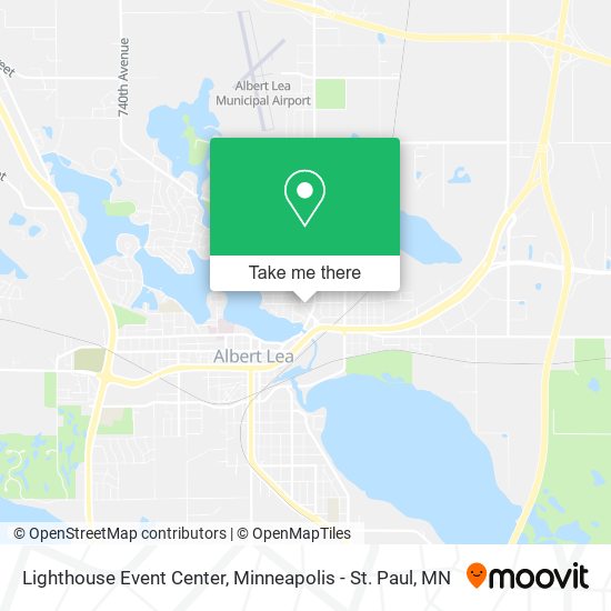 Lighthouse Event Center map