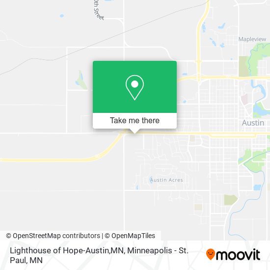 Lighthouse of Hope-Austin,MN map