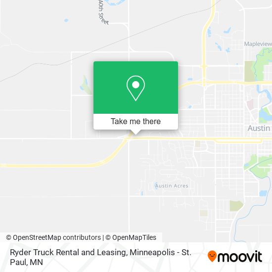 Mapa de Ryder Truck Rental and Leasing