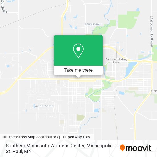 Southern Minnesota Womens Center map