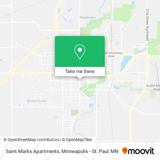Saint Marks Apartments map