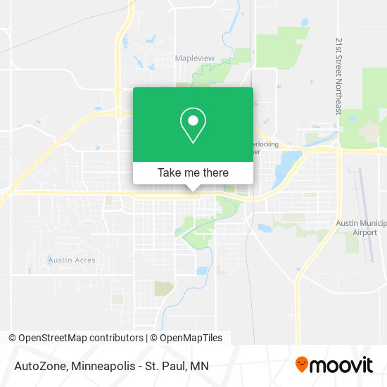 Mapa de AutoZone