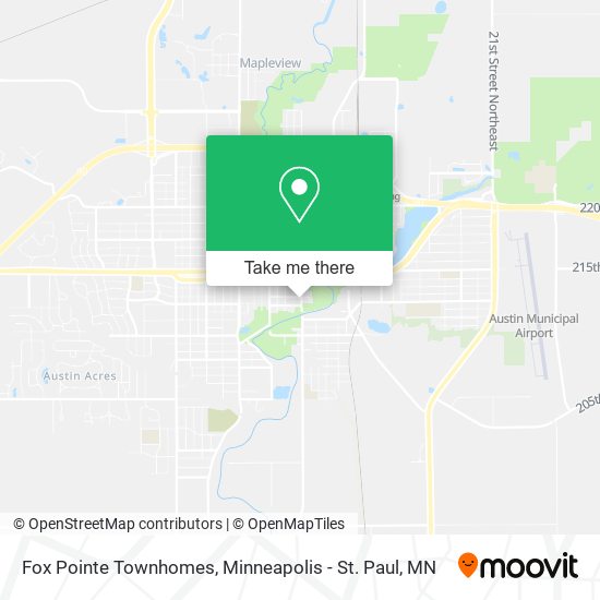 Fox Pointe Townhomes map