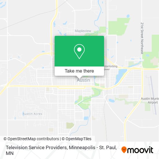 Television Service Providers map