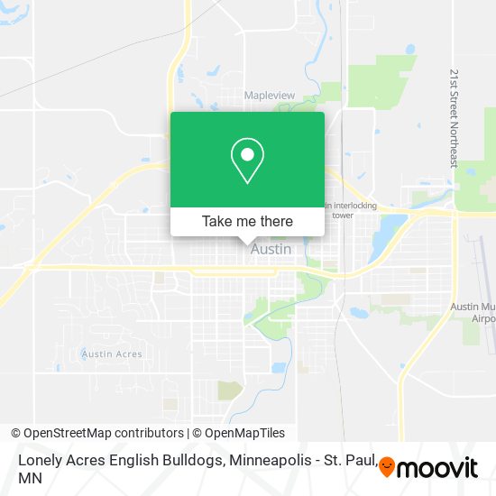 Lonely Acres English Bulldogs map