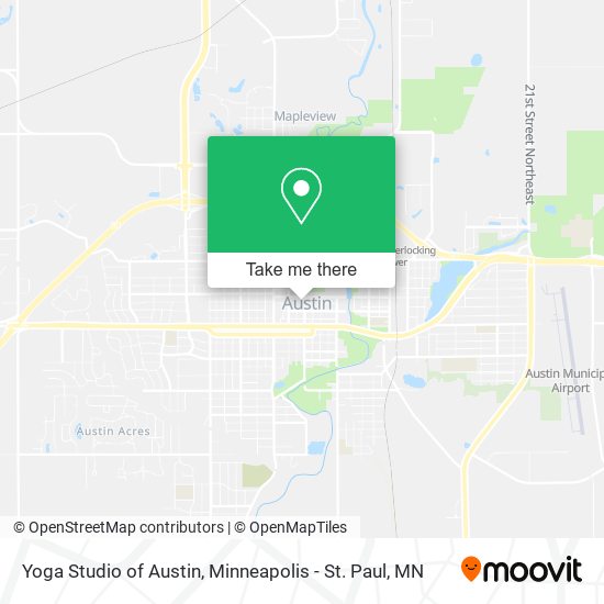 Yoga Studio of Austin map