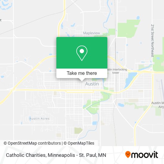 Mapa de Catholic Charities