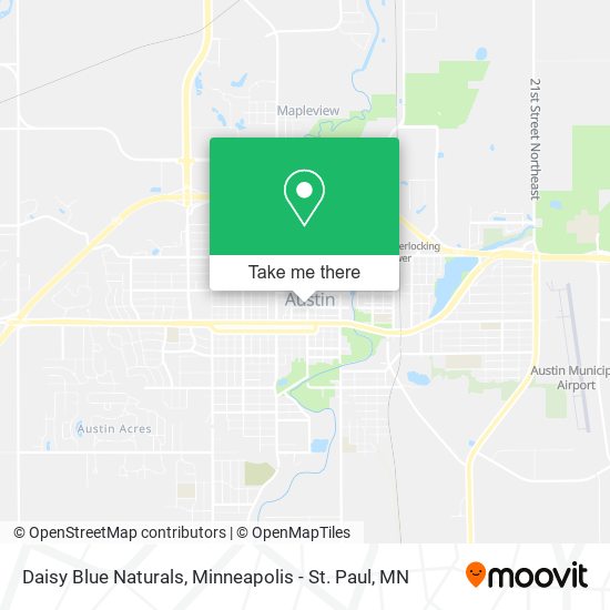 Daisy Blue Naturals map