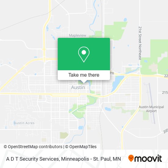 A D T Security Services map