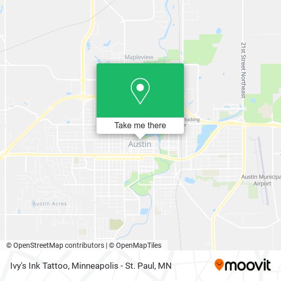 Ivy's Ink Tattoo map