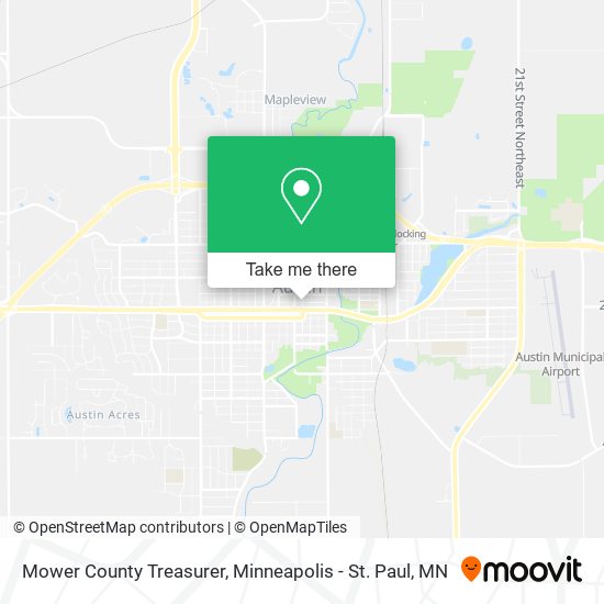 Mower County Treasurer map