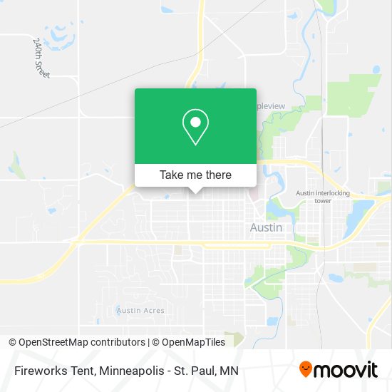 Fireworks Tent map