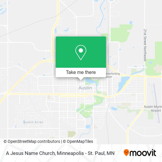 A Jesus Name Church map