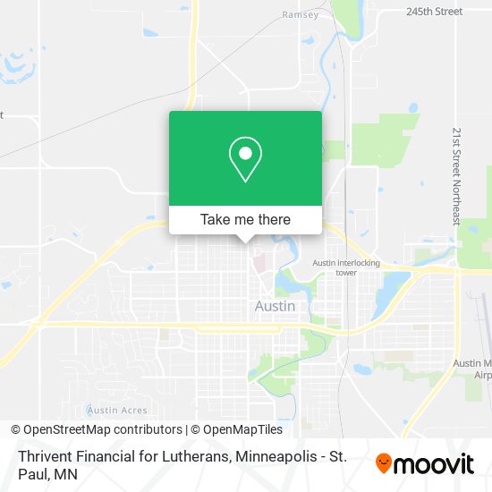Thrivent Financial for Lutherans map
