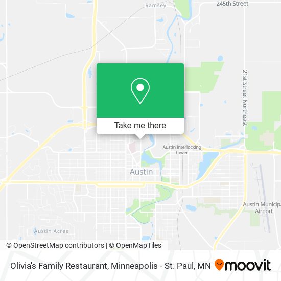 Mapa de Olivia's Family Restaurant