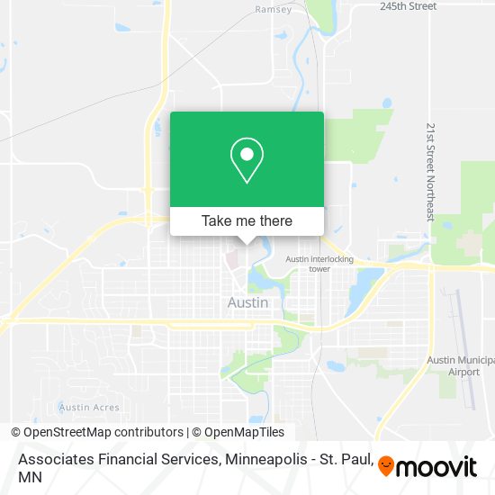Associates Financial Services map