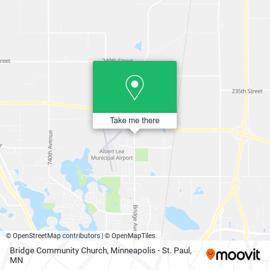 Bridge Community Church map