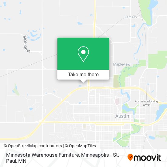 Mapa de Minnesota Warehouse Furniture