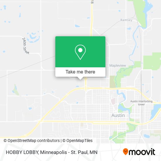 HOBBY LOBBY map